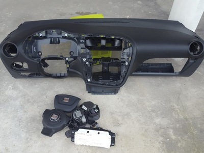 Seat leon 2 ii приборная панель консоль приборная панель 2подушка безопасности 2ремни фото №1