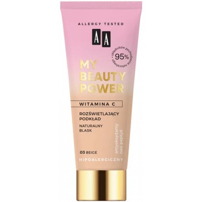 AA Podkład wit. C My Beauty Power 03 BEIGE