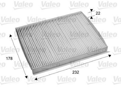 FILTRO DE CABINA CONTAMINACIÓN VALEO ESSENTIAL VALEO 715686  