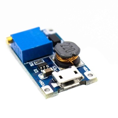 Przetwornica 2A DC-DC step-up LM2577 z USB