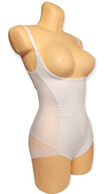 Body modelujące wyszczuplające białe M/L 8078