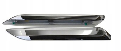 Молдинг хром бампера перед citroen c5 2008-15 l+p фото №1