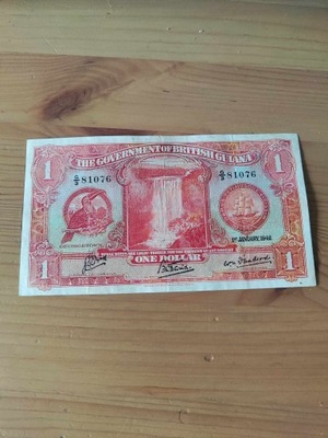 Gujana Brytyjska - 1 Dolar - 1942 - ekstremalnie rzadki