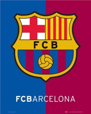 FC Barcelona Godło Klubu - plakat