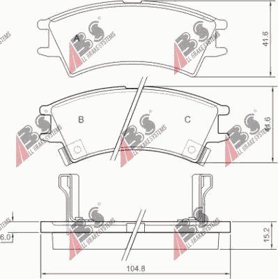 ZAPATAS PARTE DELANTERA HYUNDAI ATOS 1998-2001  