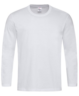 T-Shirt Koszulka Stedman2130 LongSleeve Biały XXL