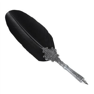 ZESTAW PIŚMIENNICZY KAŁAMARZ +5 STALÓWEK PIÓRO