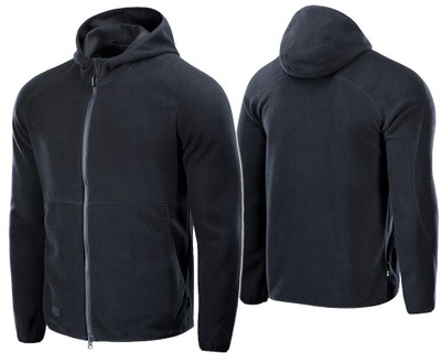 BLUZA MĘSKA ROZPINANA POLAR LITE MICROFLEECE HOODIE M-TAC DARK NAVY L