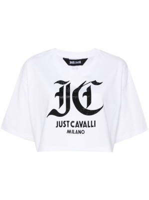 T-shirt damski dekolt Just Cavalli rozmiar M