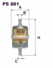 FILTER FUEL MAZDA 121 1.1/1.3 88-90323 1.5  