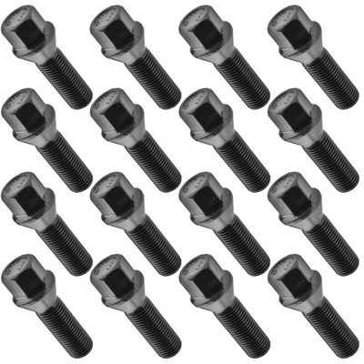 NEGRAS TORNILLOS M14X1,5 35MM LLAVES 17 PARA KOL AUDI BMW MERCEDES VW SKODA SEAT  