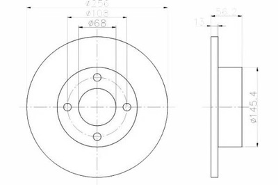 ДИСКИ ТОРМОЗНЫЕ ТОРМОЗНЫЕ 2 ШТУКИ VW ПЕРЕД A80 100 TEXTAR