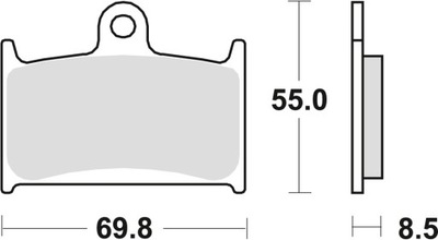 TRW LUCAS КОЛОДКИ ТОРМОЗНЫЕ KH145 KH236 SINTER STREET SUZUKI GSXR 750 88-93,