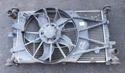 Радіатор з вентилятор ford focus mk1 1.8 фото №1