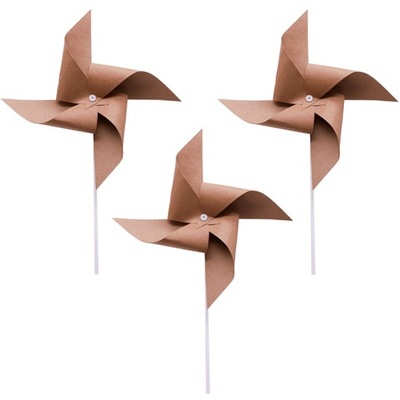 3 SZT. EKOLOGICZNE PAPIEROWE WIATRACZKI ZABAWKI DLA DZIECI