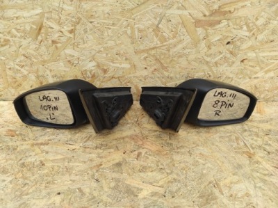 Зеркало правое 8 pin laguna iii фото №1