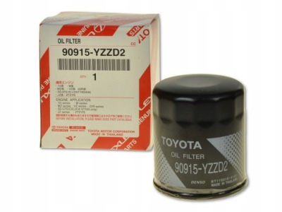 90915-yzzd2 oil фільтр element for toyota land cruiser crown camry 9 29169 фото №1