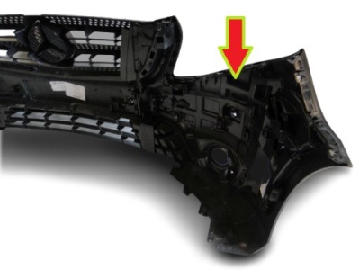 Mercedes vito 447 w447 рама бампера правая направляющая фото №1