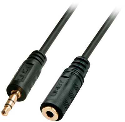 Przedłużacz audio mini jack 3.5mm 2m Lindy 35652