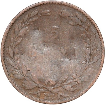 Rumunia 5 bani 1867