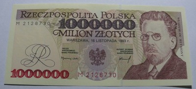 1000000 zł 1993 W. REYMONT - ser. M - STAN BANKOWY