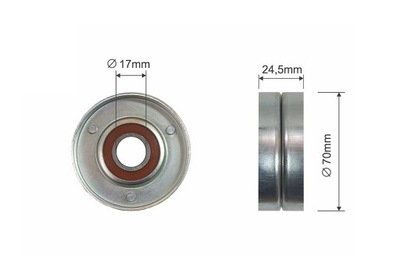 ROLLO TENSOR CORREA WIELOROWKOWEGO AUDI A3 1.9TDI 1996-,SKODA OCTAVIA 1.9  