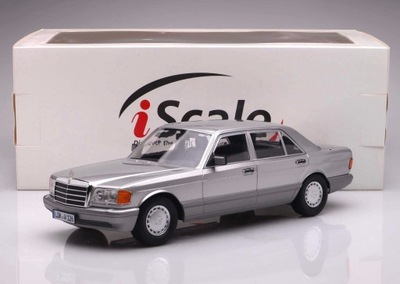 Mercedes-Benz 560 SEL S-class (W126) - 1985, silver iScale 1:18