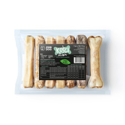 JOHN DOG KOŚCI DO ŻUCIA MIX 12 cm 7 sztuk