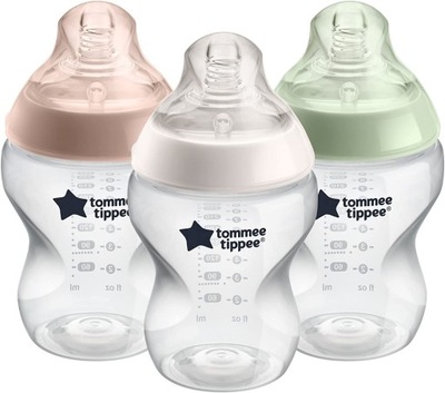 TOMMEE TIPPEE BUTELKA 3x 260ML ZE SMOCZKIEM