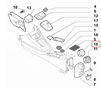 КОНТЕЙНЕР AR GIULIETTA MOPAR OE 735440706