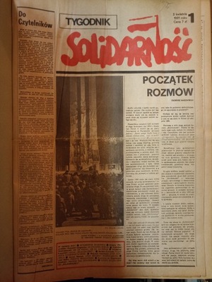 Solidarność Rocznik 1981 37 Numerów Unikat