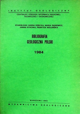 Bibliografia geologiczna Polski 1984