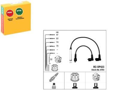 Ngk набор трубопровод зажигания opel corsa a cors фото №1