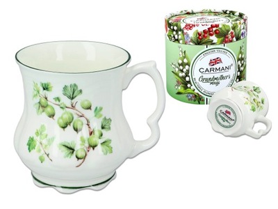 Kubek Carmani kolekcja Babuni porcelana 400 ml AGREST