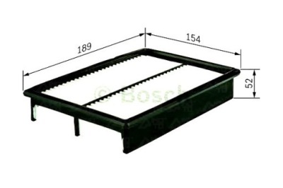 Bosch 1 457 433 953 фільтр повітря фото №1