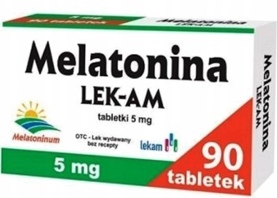 Melatonina LEK-AM 5mg 90 tabletek
