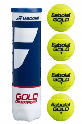 Piłki do tenisa ziemnego BABOLAT Gold Championship 4x