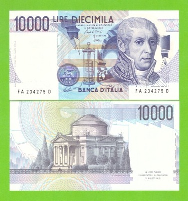 WŁOCHY 10000 LIRE 1984 P-112a UNC