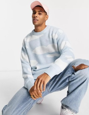 JACK JONES MĘSKI SWETER KLASYCZNY CASUAL S 1RNI