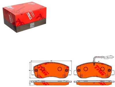 Trwgdb1910 тормозные колодки ham. renault перед master 10- фото №1