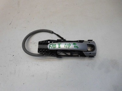 Ручка наружная fabia ii lift левая серебристая 9156 фото №1