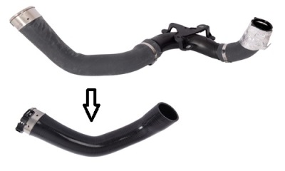 Труба wąż turbo інтеркулер dacia dokker / duster / renault captur i 1,2tce фото №1