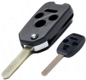 Honda accord civic ключ корпус складний ключ panic фото №1