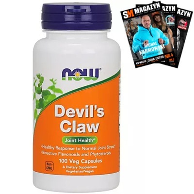 NOW FOODS DEVILS CLAW CZARCI PAZUR 100K NA STAWY