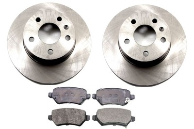 Гальмівні диски гальмівні колодки задня opel combo meriva 5 гвинт фото №1