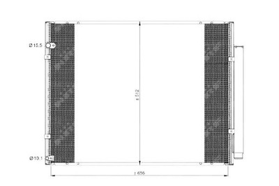 Nrf 35857 конденсатор, кондиционер фото №1