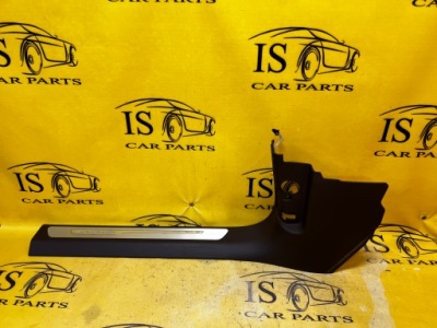 Накладка порог led коричневая df3 левая audi a8 d4 фото №1