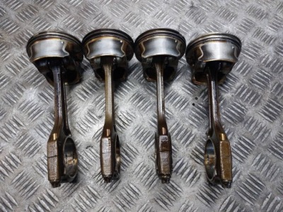 Поршень + шатун комплект bmw e46 1.8 16v n42 фото №1