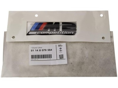 CON BMW EMBLEMA PARTE TRASERA NEGRO BMW M2 F87 COMPETITION  