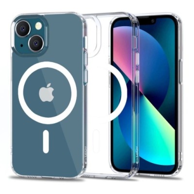 Чехол tech-protect magmat magsafe на iphone 13 - прозрачный прозрачный фото №1